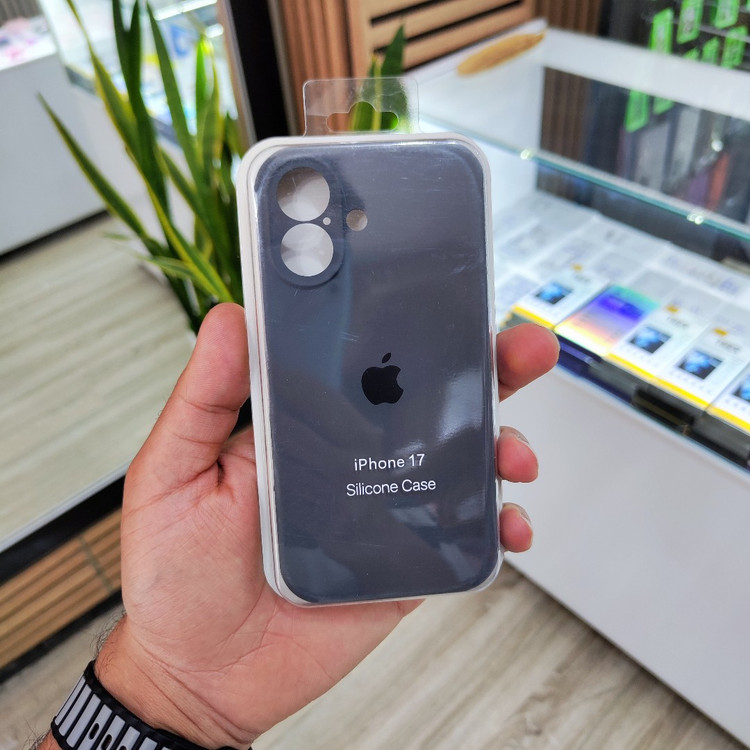 کاور اصلی سیلیکونی iPhone 17 (نرم و ضد لک)