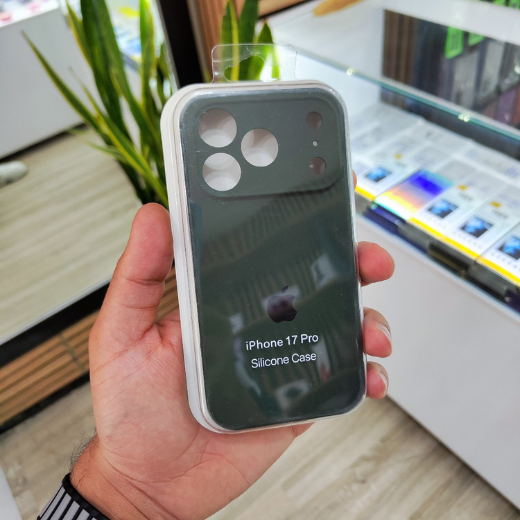کاور اصلی سیلیکونی iPhone 17 Pro (نرم و ضد لک)